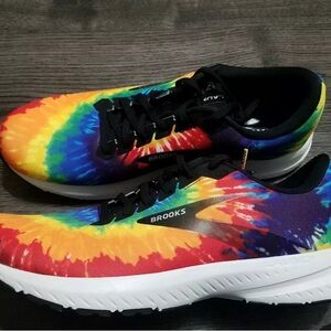 BROOKS Launch 7 Running shoes Marathon Series Rock N Roll Mens 10.5 Tie Dye